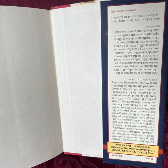 * 3 for $9 * 366 Days in Abraham Lincoln's Presidency: The Private, Political… - Picture 3 of 12